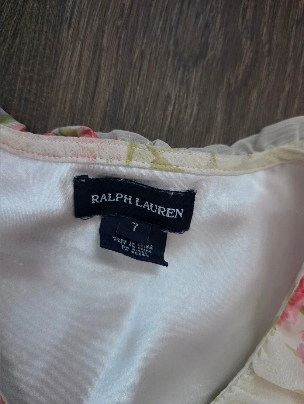 Ralph Lauren dreamy floral chiffon dress